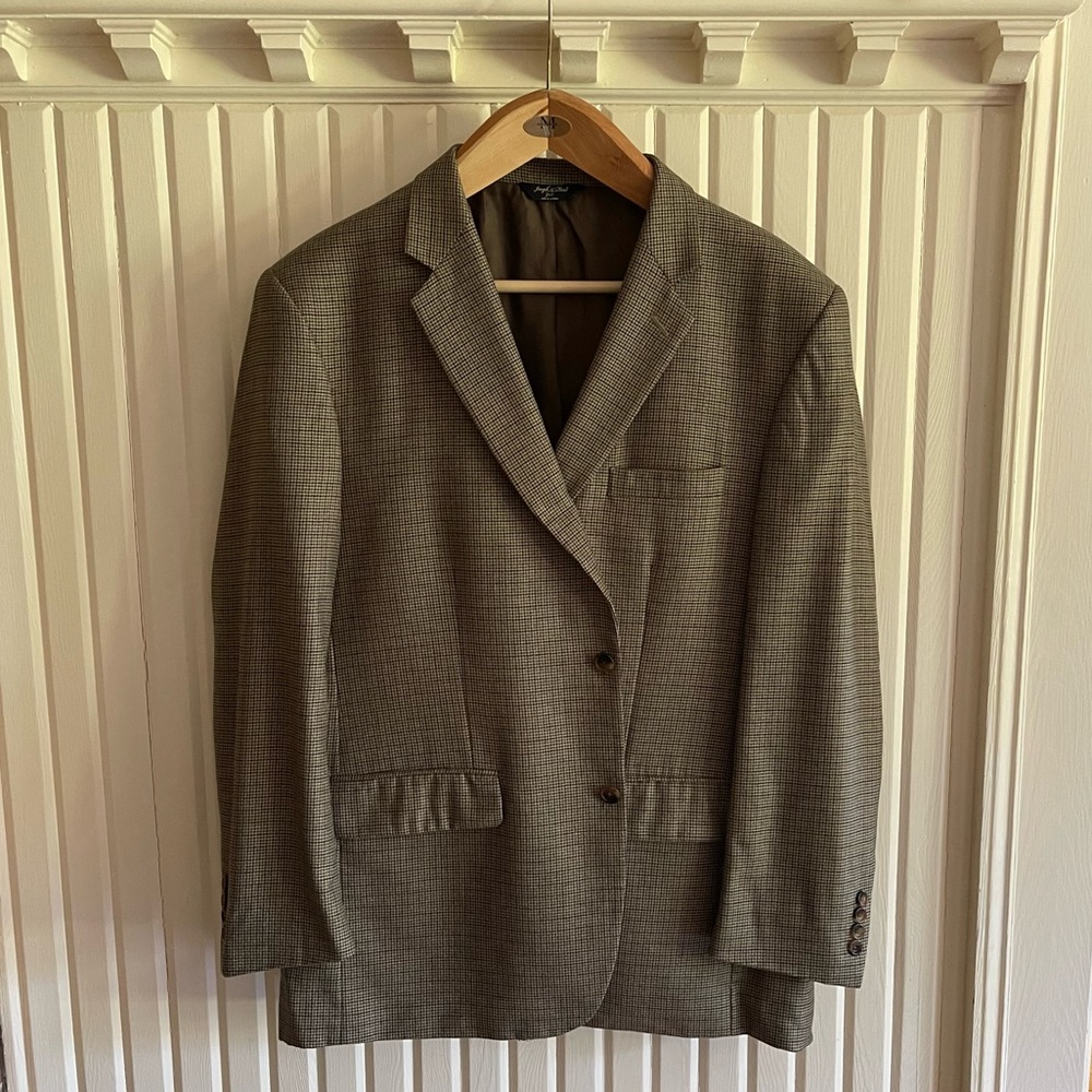 Joseph & Fiess Houndstooth Suit Jacket